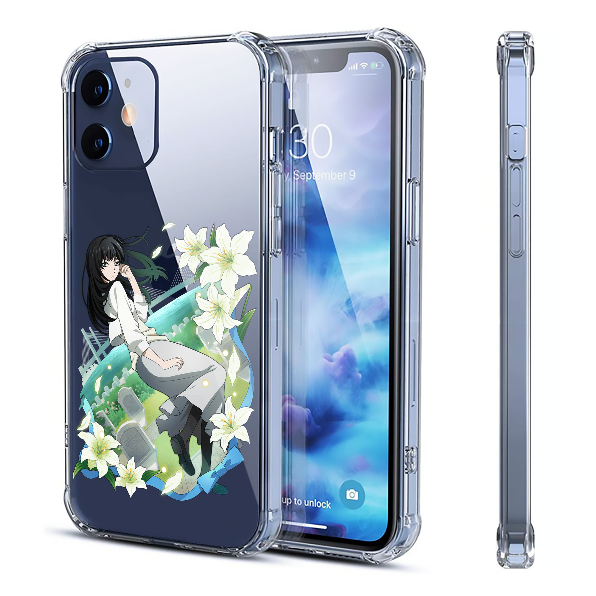 （画像用） 文豪ストレイドッグス Bungo Stray Dogs 【iPhone 12シリーズ対応】透明スマホケース（クリアソフトケース）